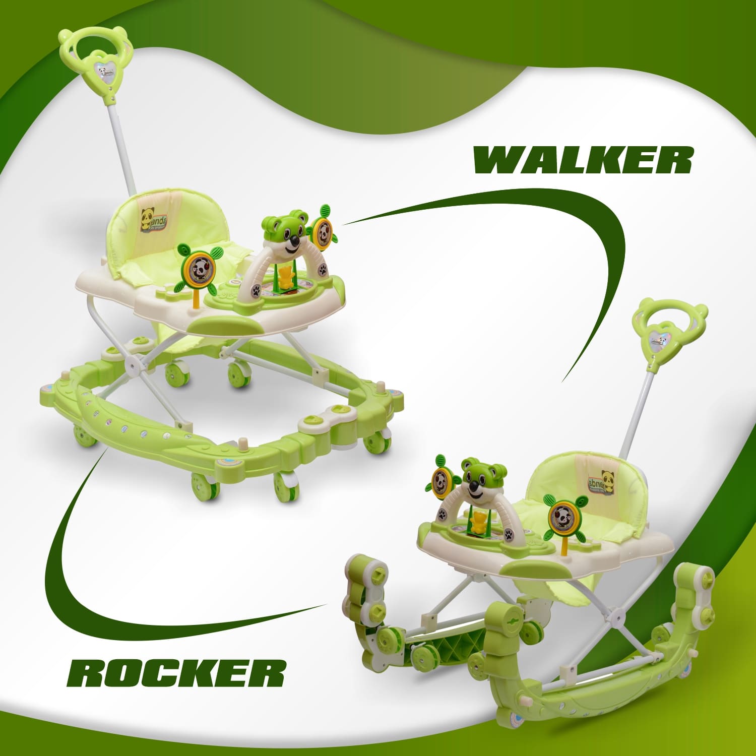 rocker walker green 2